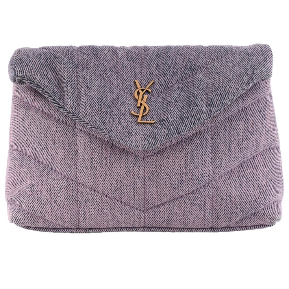 Yves Saint Laurent Purple Quilted Women's Bag